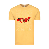 Vintage Mustard Lets Start A Riot GIFT 1 Vintage Tee - tuanDangUi