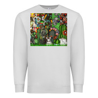 Dove Grey easter Premium Sweatshirt - CowhideDigitalArt