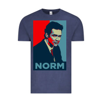 Vintage Denim Norm macdonald political poster Vintage Tee - tuanDangUi