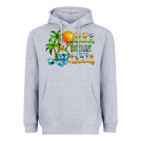 Heather Grey Is It Summer Break Heavyweight Hoodie - CowhideDigitalArt