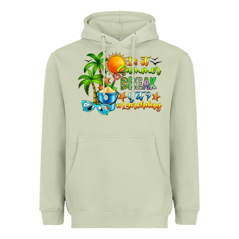 Is It Summer Break Heavyweight Hoodie by CowhideDigitalArt | Teevron