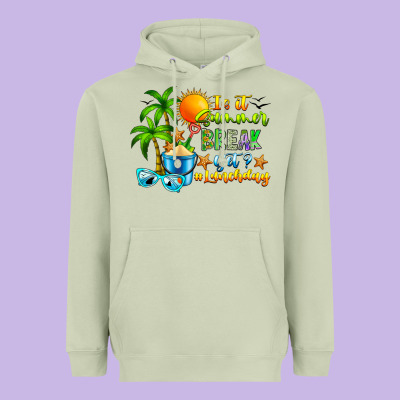 Is It Summer Break Heavyweight Hoodie Designed By Cowhidedigitalart