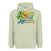 Matcha Is It Summer Break Heavyweight Hoodie - CowhideDigitalArt