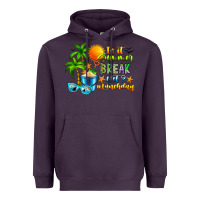 Plum Is It Summer Break Heavyweight Hoodie - CowhideDigitalArt