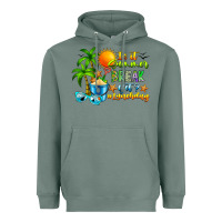 Sage Is It Summer Break Heavyweight Hoodie - CowhideDigitalArt