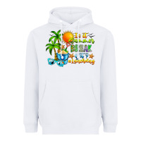 White Is It Summer Break Heavyweight Hoodie - CowhideDigitalArt