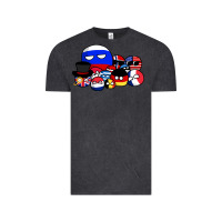 Vintage Black countryballs pullover Vintage Tee - tuanDangUi