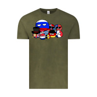 Vintage Olive countryballs pullover Vintage Tee - tuanDangUi