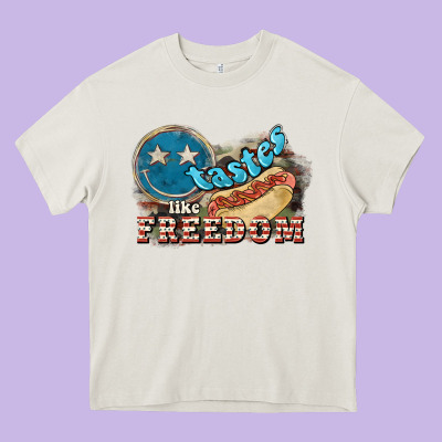 Tastes Like Freedom Heavy Core Tee Designed By Nancycooperartshop