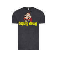 Vintage Black deputy dawg morning cartoons Vintage Tee - tuanDangUi