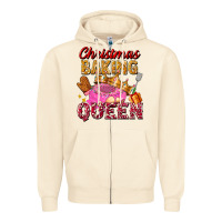Sandshell christmas baking queen Zipper Hoodie - FaDigitalArtStudio