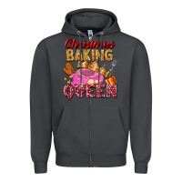 Smoke christmas baking queen Zipper Hoodie - FaDigitalArtStudio
