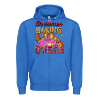 True Royal christmas baking queen Zipper Hoodie - FaDigitalArtStudio