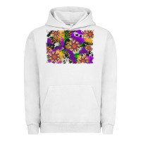 Pigment Lunar Rock mardi gras sunflower cowhide leopard and glitter background Urban Hoodie - Artiststas
