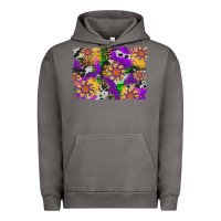 Pigment Tornado mardi gras sunflower cowhide leopard and glitter background Urban Hoodie - Artiststas