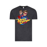 Vintage Black henry danger and captain man Vintage Tee - tuanDangUi