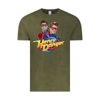Vintage Olive henry danger and captain man Vintage Tee - tuanDangUi