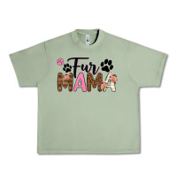 Oil Green fur mama Urban Heavy Tee - texasbilliewilder