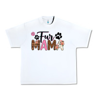White fur mama Urban Heavy Tee - texasbilliewilder
