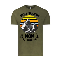 Vintage Olive Best Buckin Mom Ever Vintage Tee - Bettercallsaul