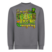 Storm St. Patrick's I am not irish kiss me anyway Heavyweight Sweatshirt - OliviaCreatesArt