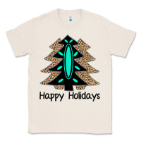 Natural Happy Holidays Tree Classic Tee - Bettercallsaul