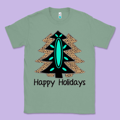 Happy Holidays Tree Classic Tee Designed By Bettercallsaul