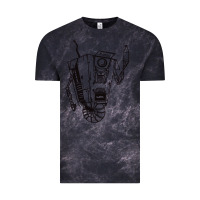 Cloud Black b&w claptrap   borderlands Vintage Tee - tuanDangUi