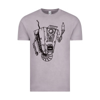 Vintage Zinc b&w claptrap   borderlands Vintage Tee - tuanDangUi