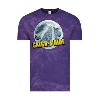 Cloud Purple catch a ride to the moon and back Vintage Tee - tuanDangUi