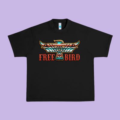 Thunderbird Free Bird Urban Heavy Tee Designed By Jahusdesignshop