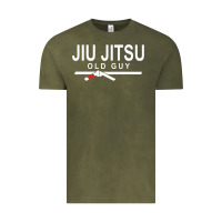 Vintage Olive Jiu Jitsu Old Guy Vintage Tee - tuanDangUi