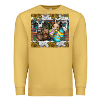 Antique Gold easter Premium Sweatshirt - CowhideDigitalArt