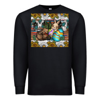 Black easter Premium Sweatshirt - CowhideDigitalArt