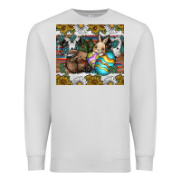 Dove Grey easter Premium Sweatshirt - CowhideDigitalArt