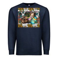 Navy easter Premium Sweatshirt - CowhideDigitalArt