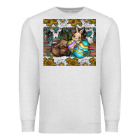 Oatmeal Heather easter Premium Sweatshirt - CowhideDigitalArt