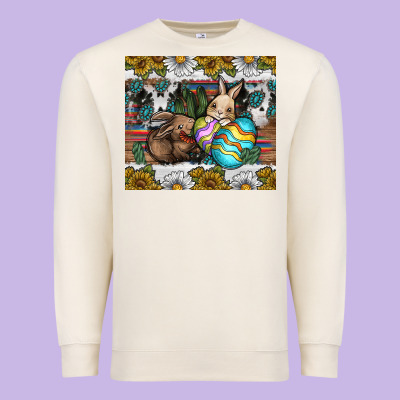 Easter Premium Sweatshirt Designed By Cowhidedigitalart