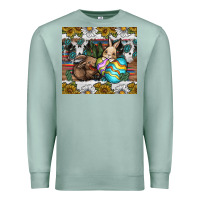 Seafoam easter Premium Sweatshirt - CowhideDigitalArt