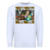 White easter Premium Sweatshirt - CowhideDigitalArt