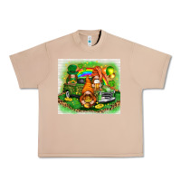 Burro st patricks day gnomies with truck Urban Heavy Tee - NancyCooperArtShop