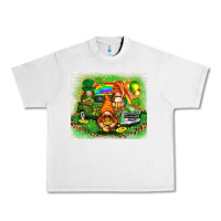 Lunar Rock st patricks day gnomies with truck Urban Heavy Tee - NancyCooperArtShop