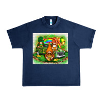 Navy st patricks day gnomies with truck Urban Heavy Tee - NancyCooperArtShop