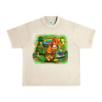Sandshell st patricks day gnomies with truck Urban Heavy Tee - NancyCooperArtShop