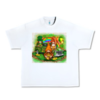 White st patricks day gnomies with truck Urban Heavy Tee - NancyCooperArtShop