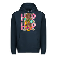 Navy Hip Hop Easter Premium Hoodie - BundleAndBundleShop
