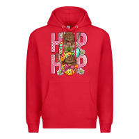 Red Hip Hop Easter Premium Hoodie - BundleAndBundleShop