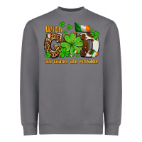 Storm with god all things are possible Heavyweight Sweatshirt - OliviaCreatesArt