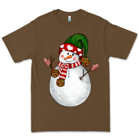 Cacao Snowman Premium Tee - NancyCooperArtShop