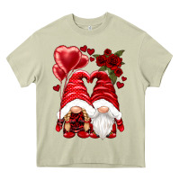Mossy valentines day gnomies Heavy Core Tee - NancyCooperArtShop